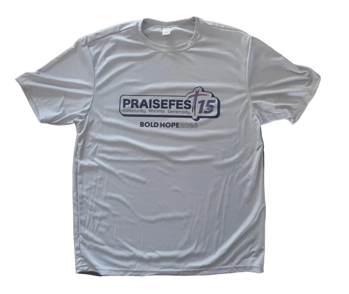 2026 praisefest quick dry  t-shirt  front and back